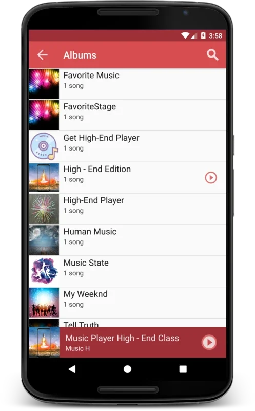 Mp3 Music Player Free Jellybean for Android: Stylish MP3 Playback