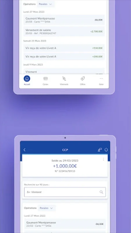 La Banque Postale Android App - Manage Finances On-the-Go