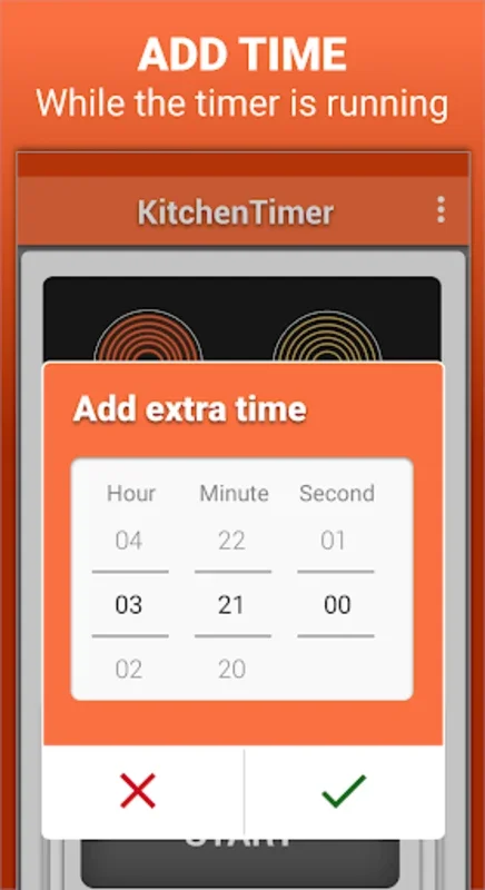 kitchen timer for Android - Manage Multiple Timers