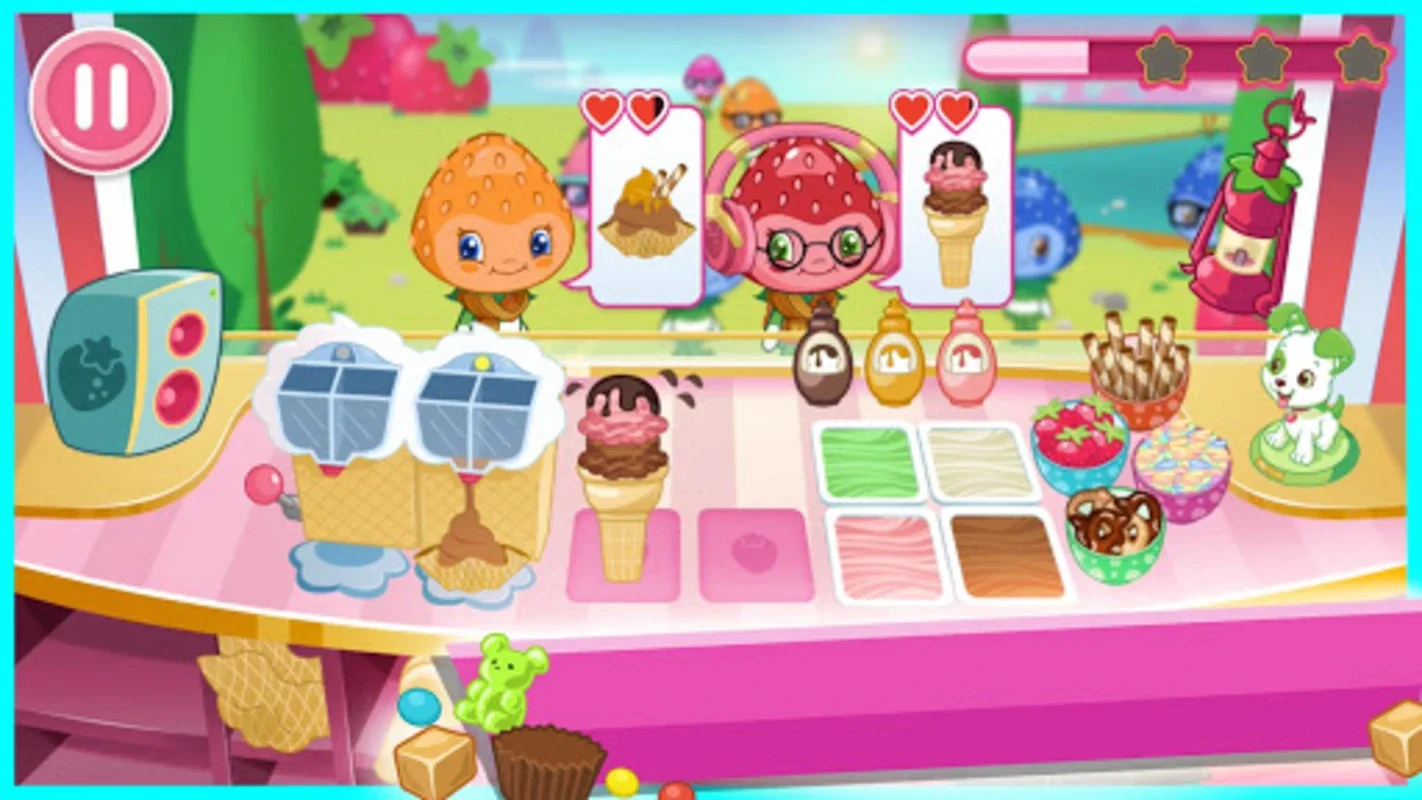 Strawberry Shortcake Ice Cream for Android: Fun Ice Cream Truck Game