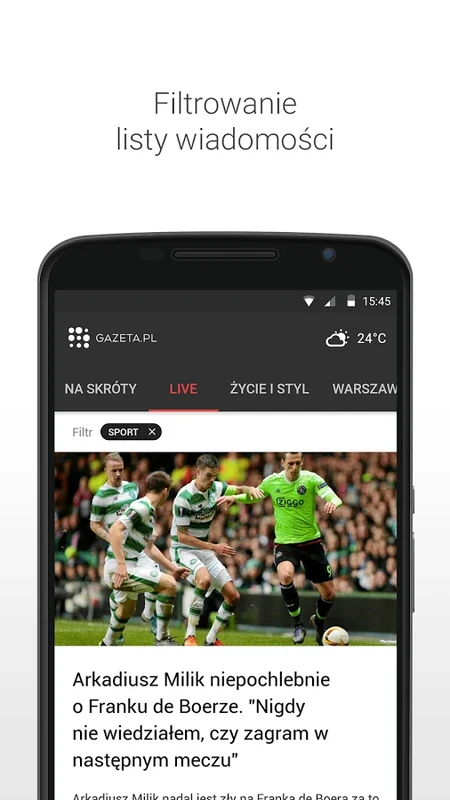 Gazeta.pl for Android - Stay Informed with News, Weather & More
