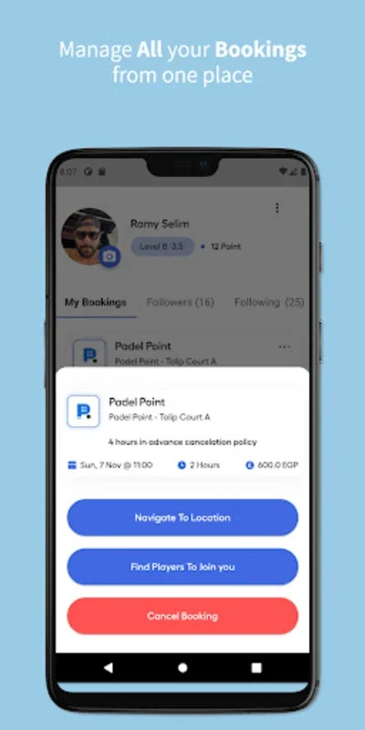 Padel Finder for Android: Simplify Court Booking