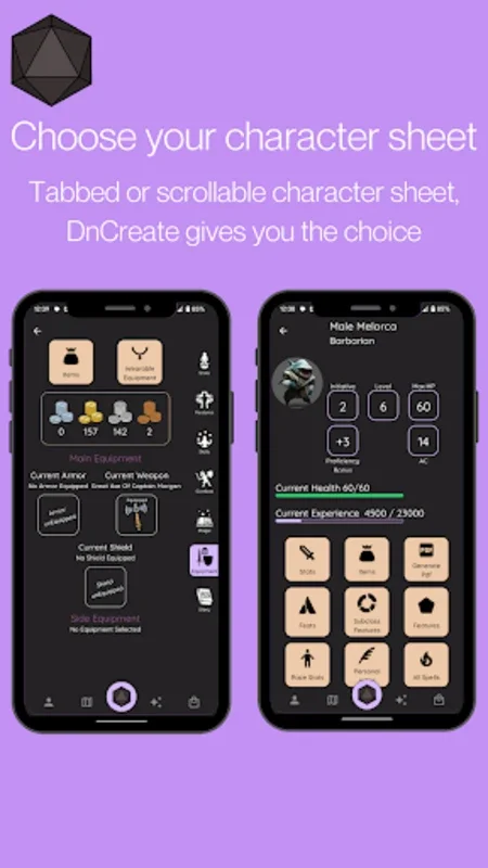 DnCreate - DnD 5e Sheet for Android: Revolutionize Your Game