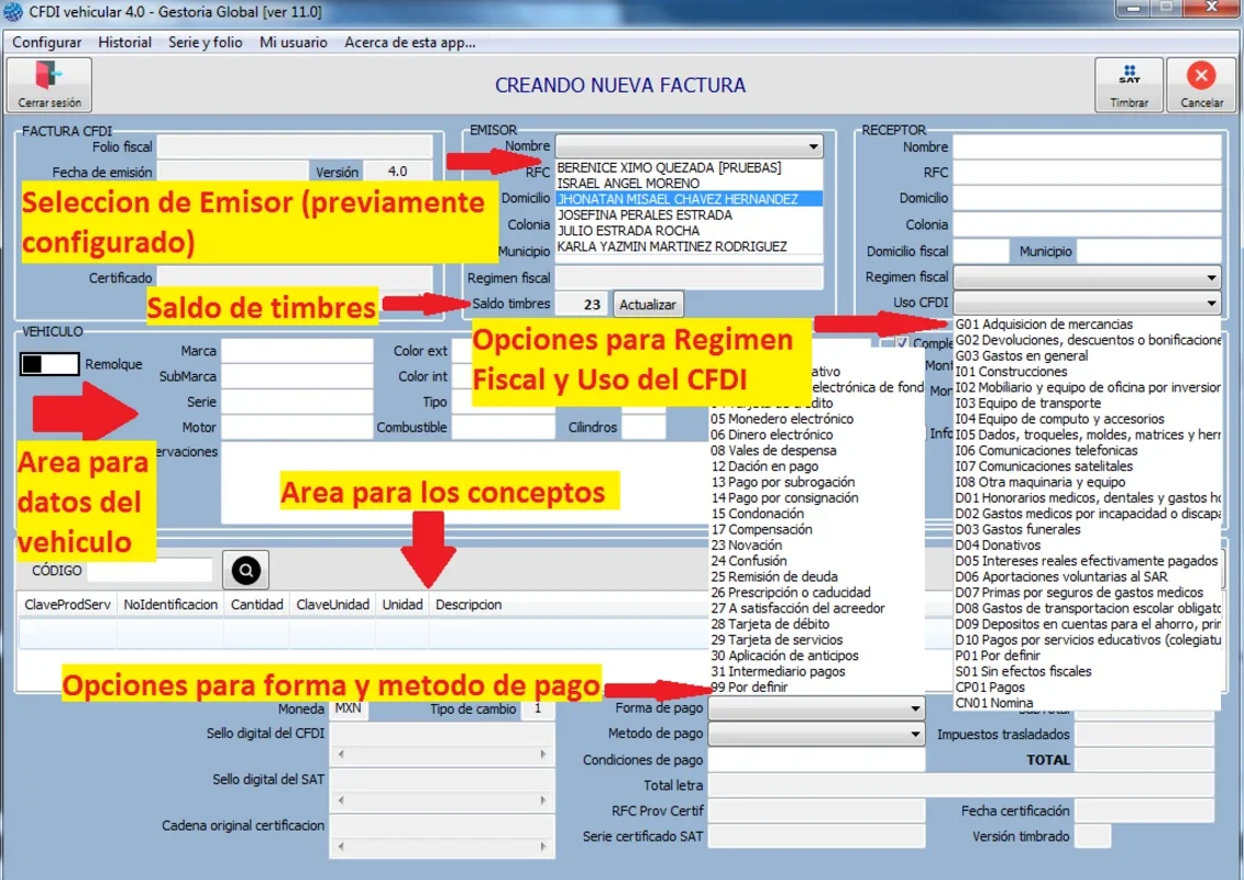 CFDI Vehicular for Windows: Streamline Vehicle Docs