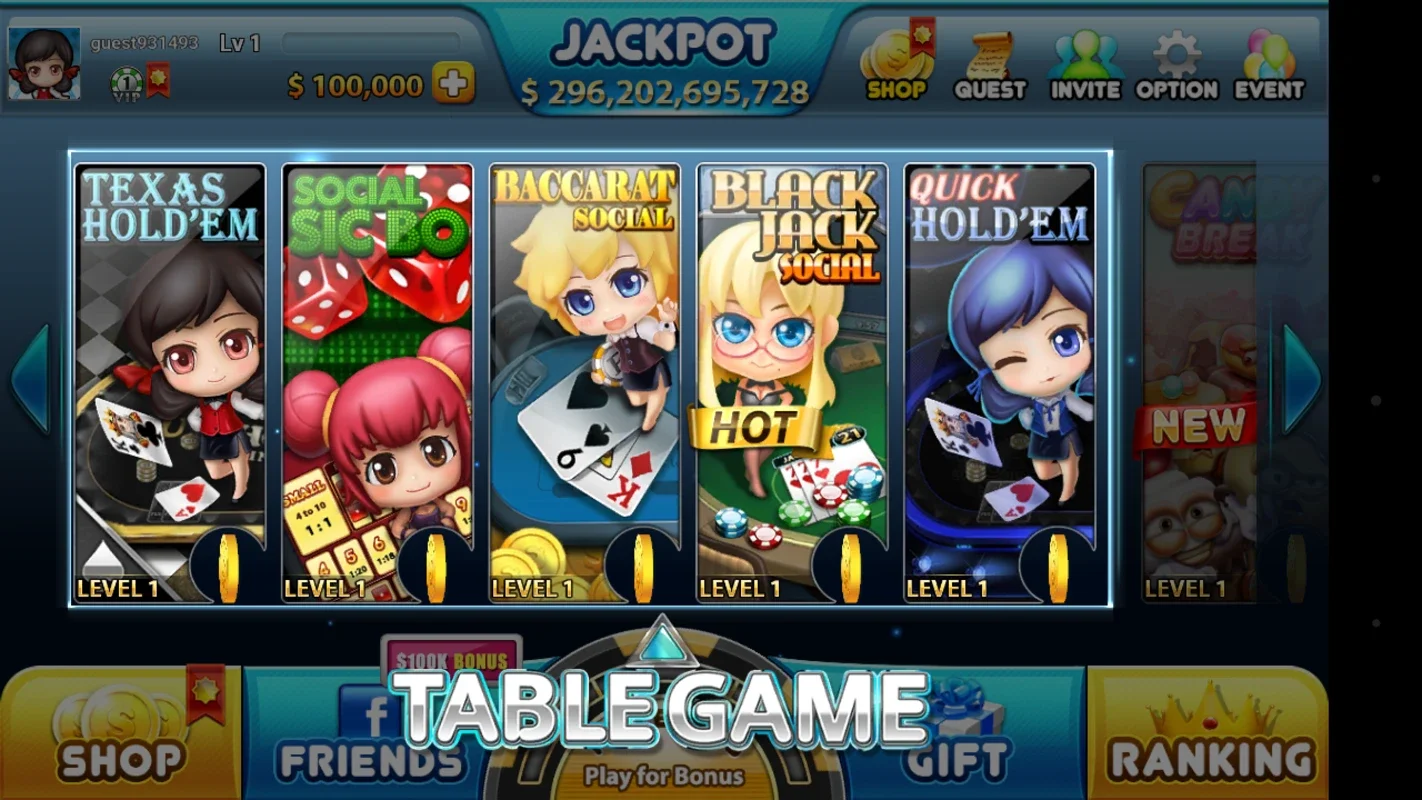 Full House Casino for Android - All-In-One Casino App