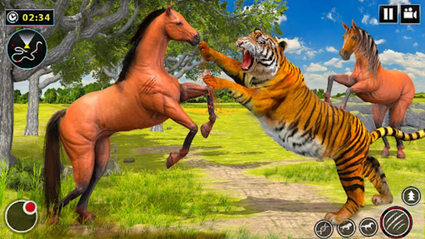 Wild Horse Family Simulator for Android - Family Survival in a 3D Jungle