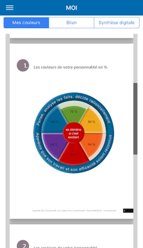 ComColors for Android - Unlock Personality Insights