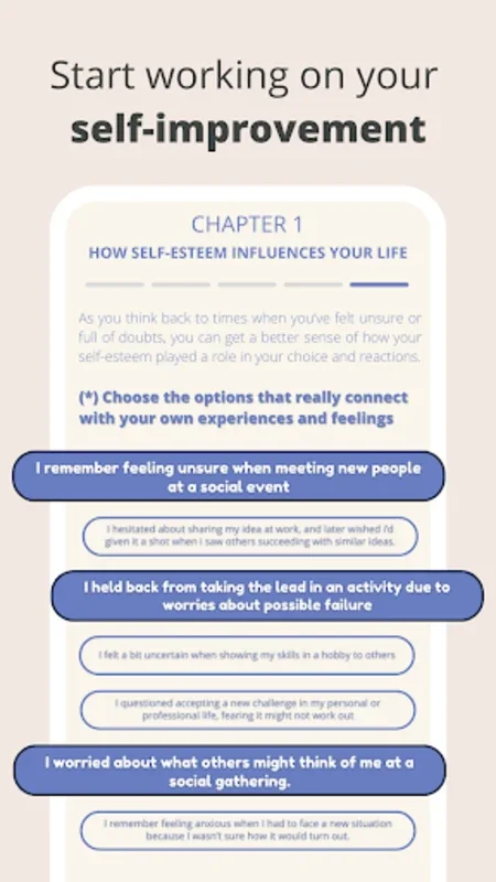 Self-Esteem for Android - Boost Your Mental Wellness
