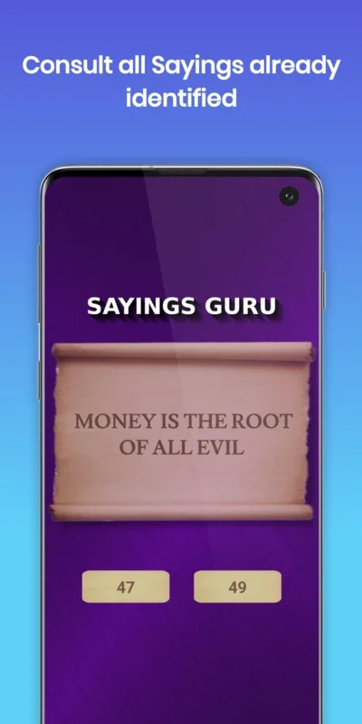 Sayings Guru for Android: Explore 1700+ English Sayings