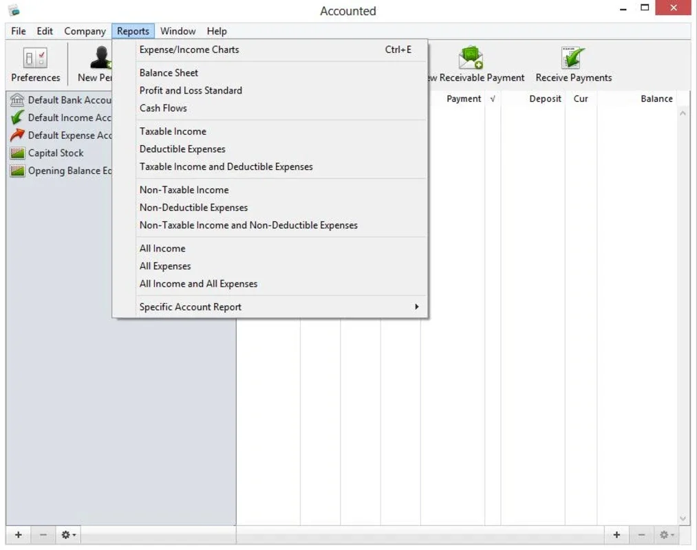 Accounted for Windows - Manage Finances Easily