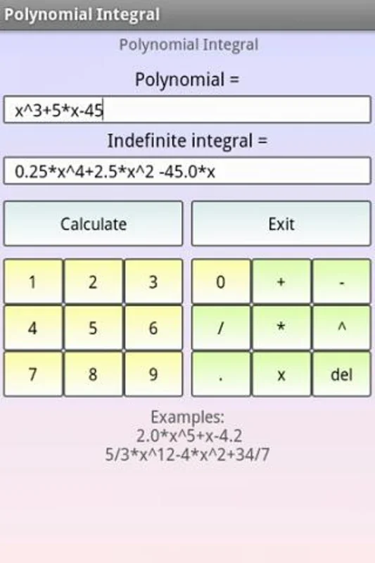 Polynomials Math for Android: Simplify Learning