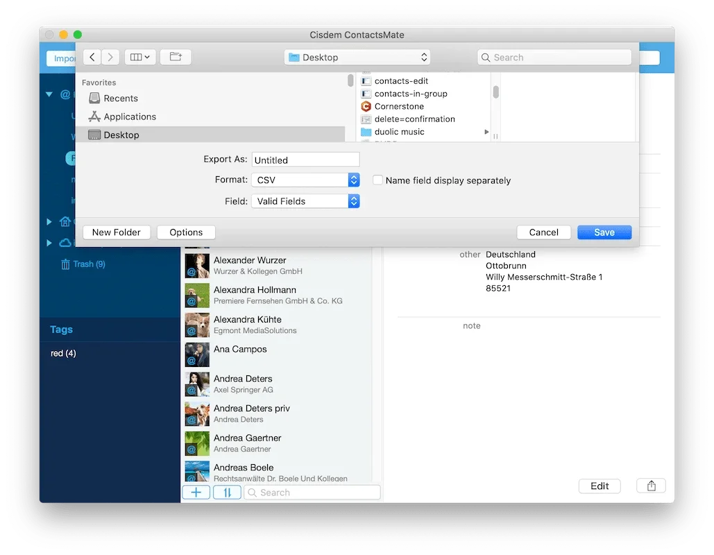 Cisdem ContactsMate for Mac - Manage Contacts Easily