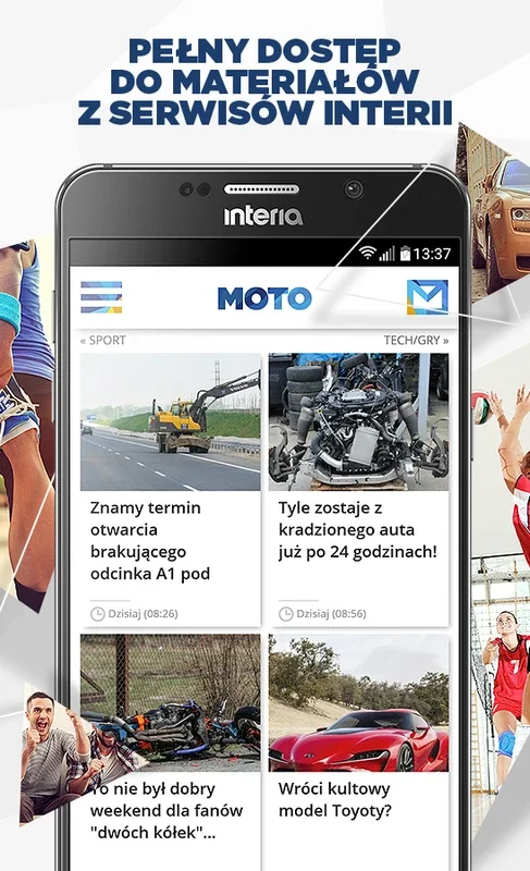 Interia for Android: Personalized News Experience