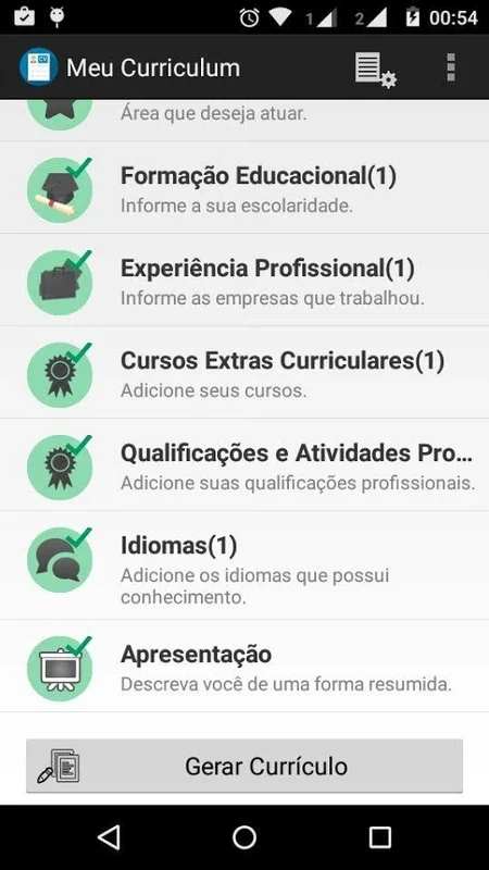 my resume for Android - Streamline Your Resume Creation