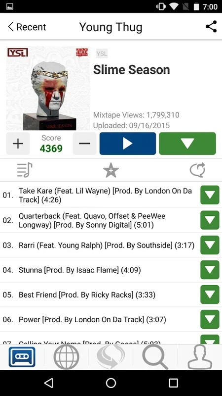 LiveMixtapes for Android - Enjoy Fresh Hip-Hop Mixtapes