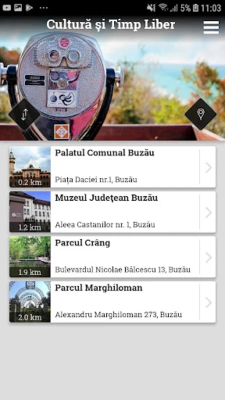 Tourist App of Buzau, Romania for Android - Explore Buzau