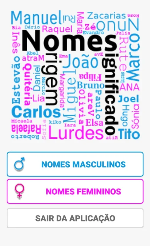 Nomes Origem e Significado for Android - Explore Name Origins