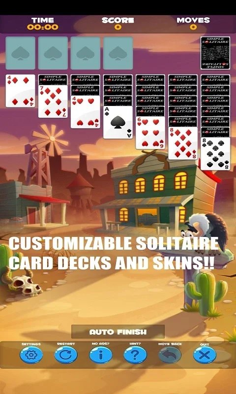 Classic Solitaire Modern Aces for Android - Engaging Gameplay