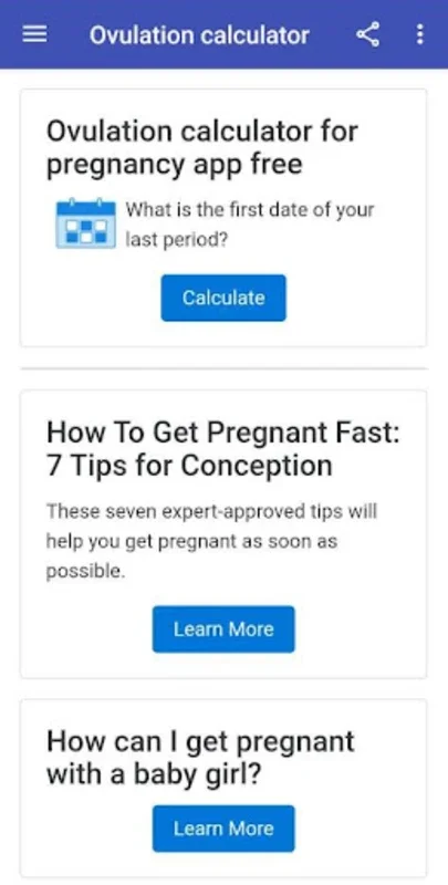 Ovulation Calculator Calendar for Android: Boost Fertility