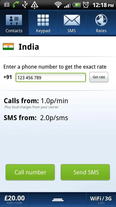 Localphone for Android: Low-Cost HD International Calls