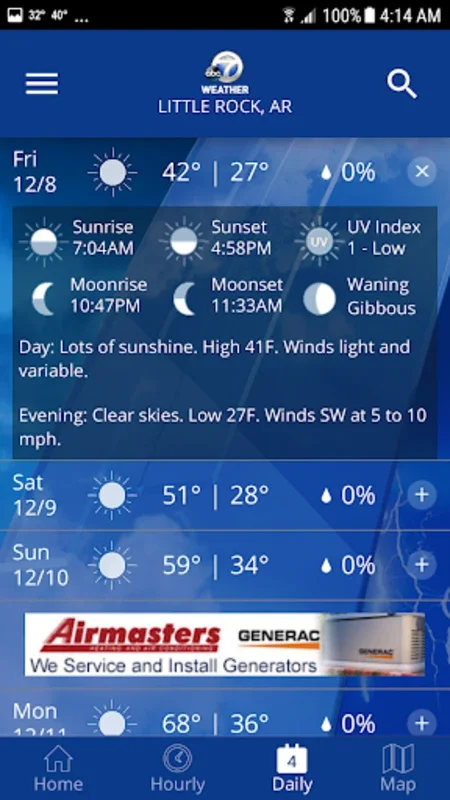 KATVWX for Android - Precise Arkansas Weather Forecasts