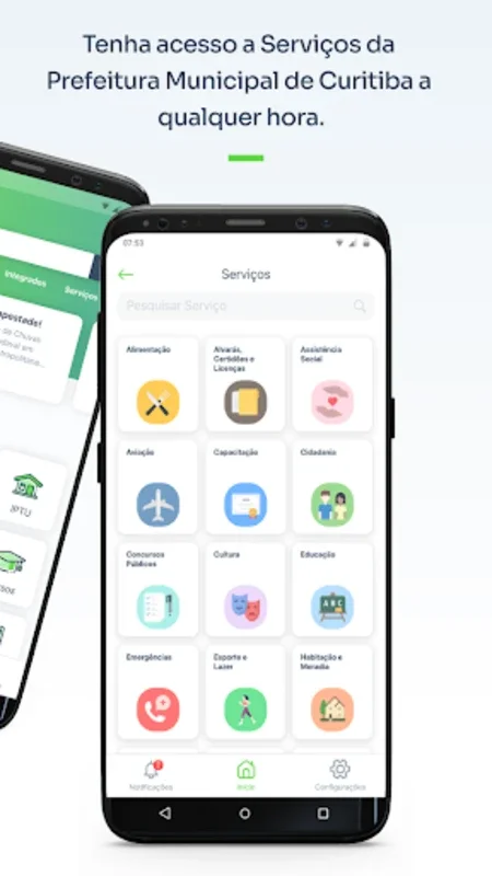 Curitiba App for Android - Access City Services Easily
