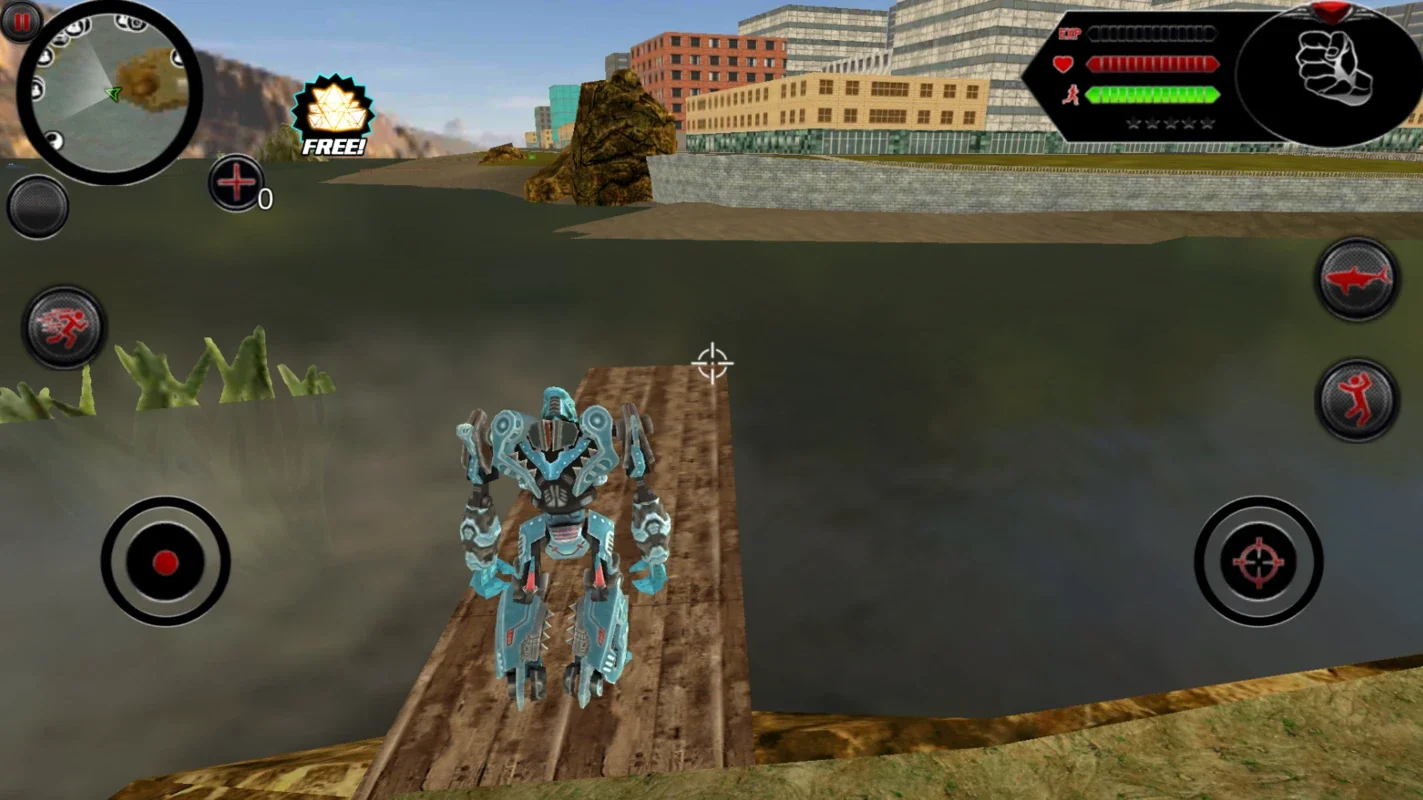 Robot Shark for Android - Intense Action and Exploration