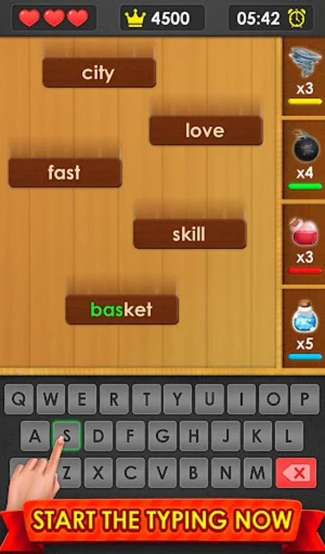 Typing Master Word Typing Game for Android - Enhance Skills