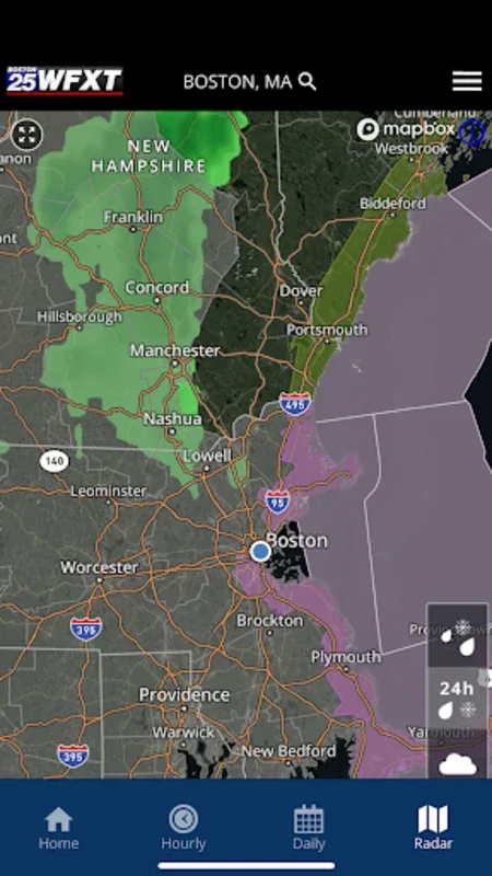 Boston25Weather for Android - Accurate Local Weather at Your Fingertips