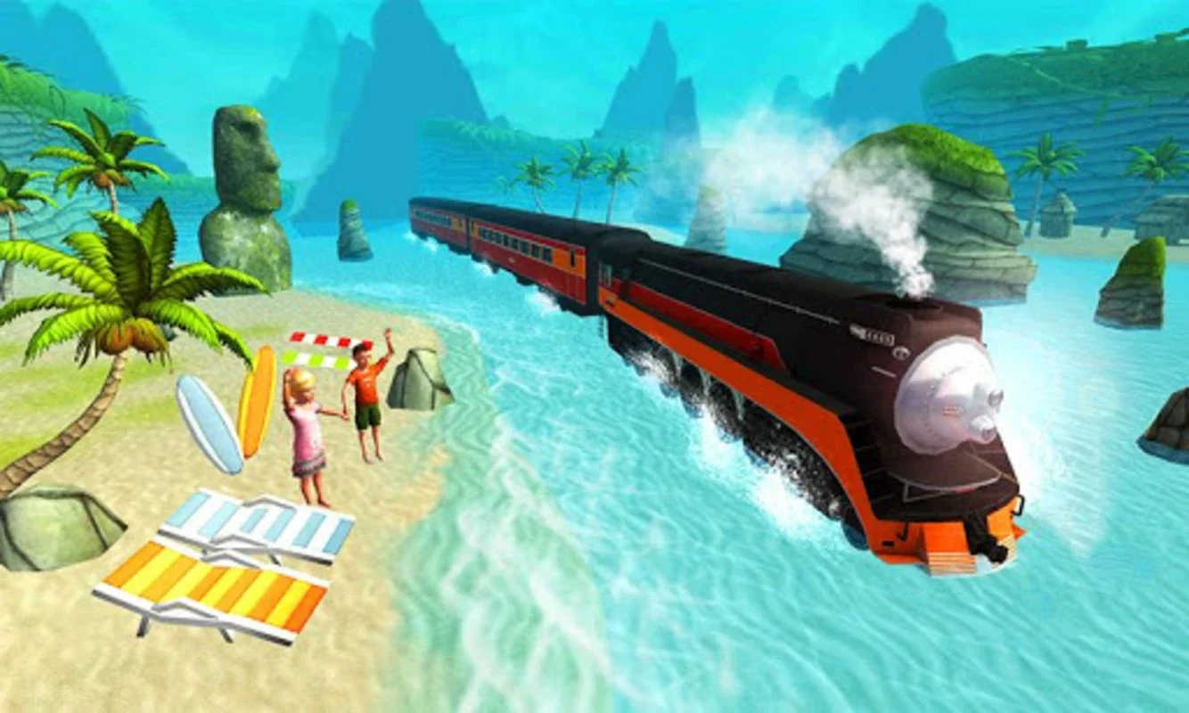 Water Surfer Bullet Train Game for Android - Immersive Rail Sim