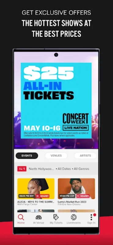 Live Nation for Android - Streamline Your Live Music Experience