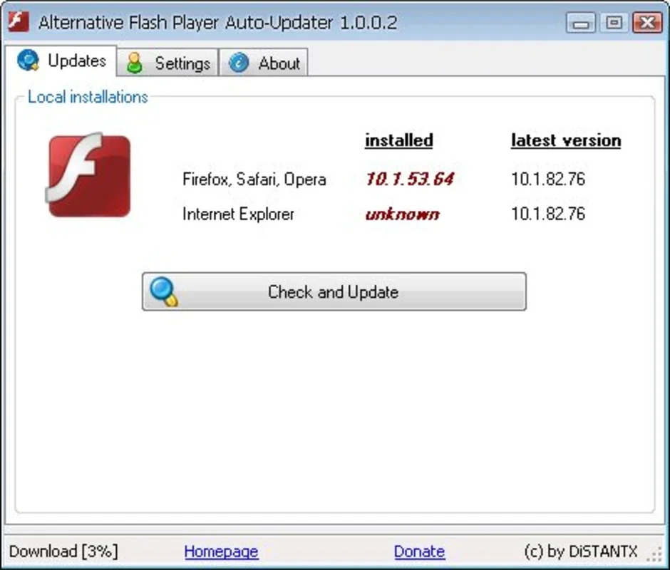 Alternative Flash Player Auto-Updater for Windows - Automatic Updates