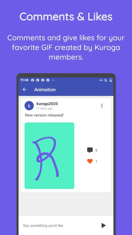 Kuroga for Android - Effortless GIF Creation