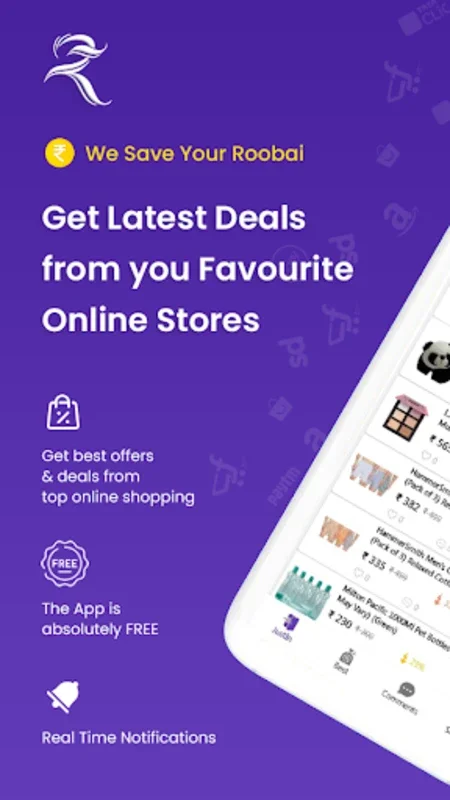 Roobai-Online Shopping Deals for Android: Unbeatable Deals