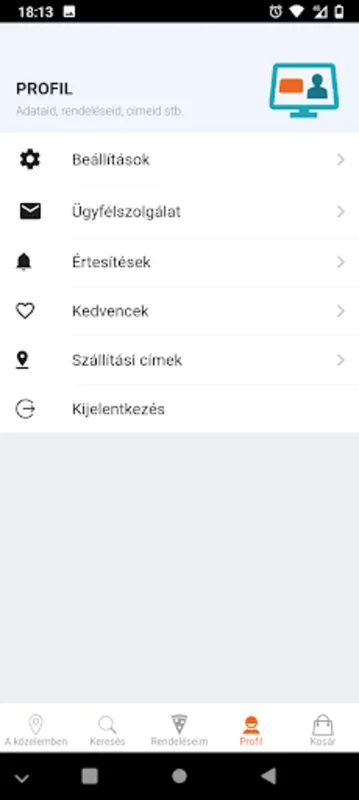 itthoneszek.hu for Android - Seamless Food Ordering