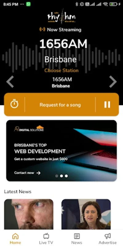 Radio Rhythm for Android - Enjoy Local Radio Easily