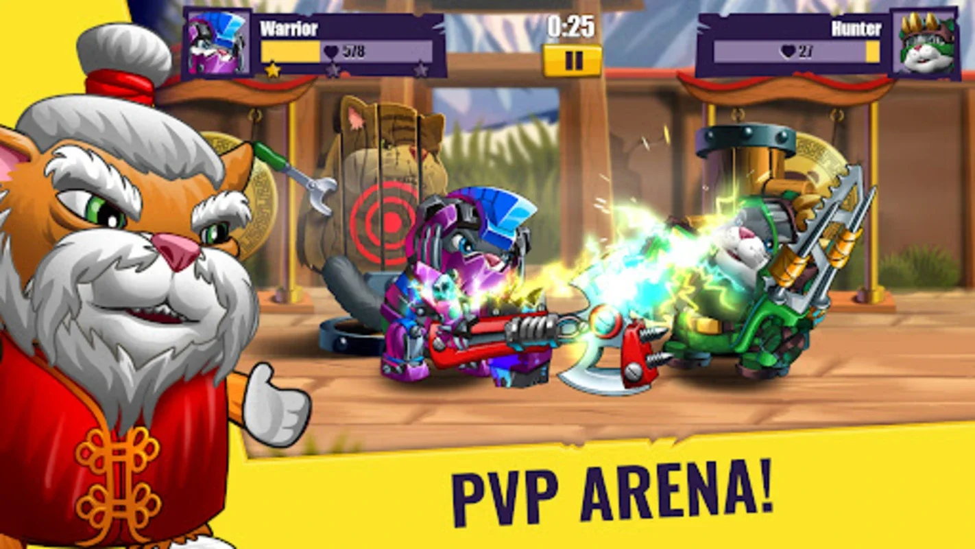 Cats vs Aliens PVP for Android - Thrilling Auto-Battle RPG