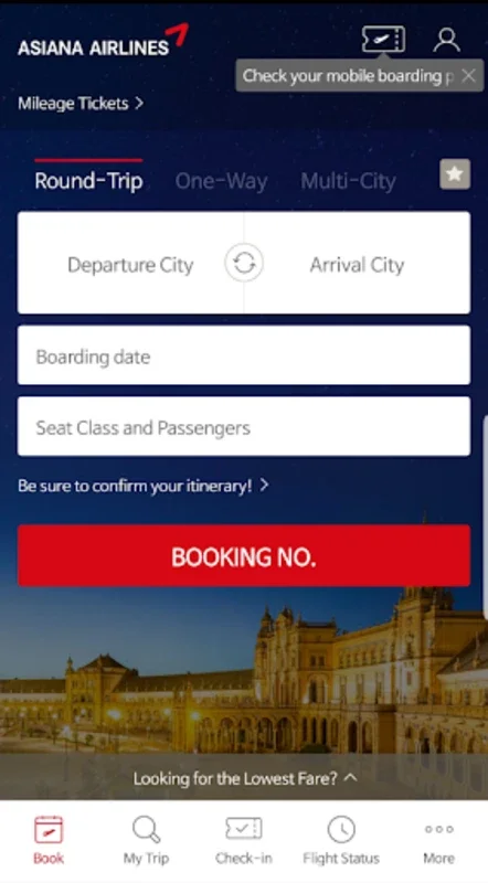 Asiana Airlines for Android: Manage Flights and Explore Fares