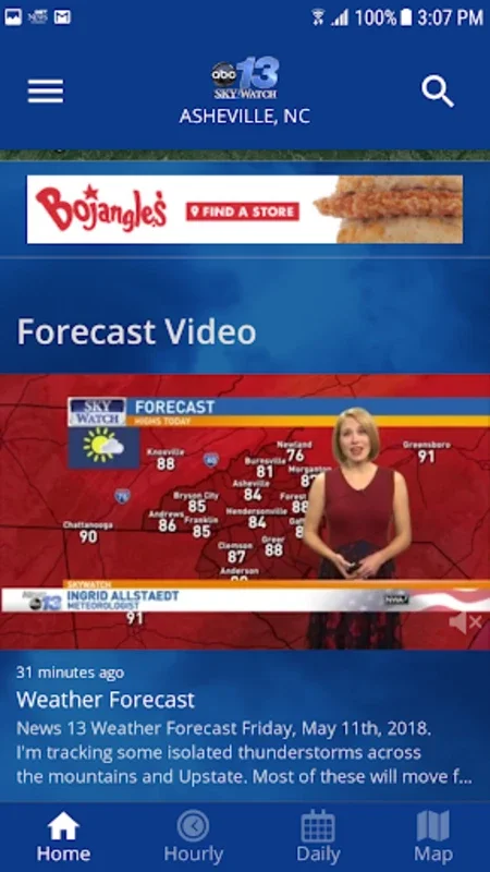 WLOS WX for Android - Precise Weather Forecasts