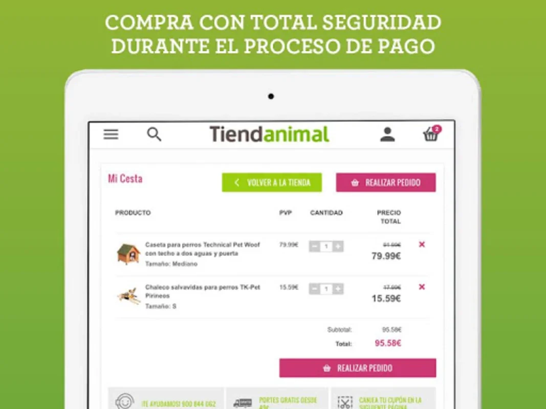 Tiendanimal - Mejor precio for Android: 40,000+ Pet Products