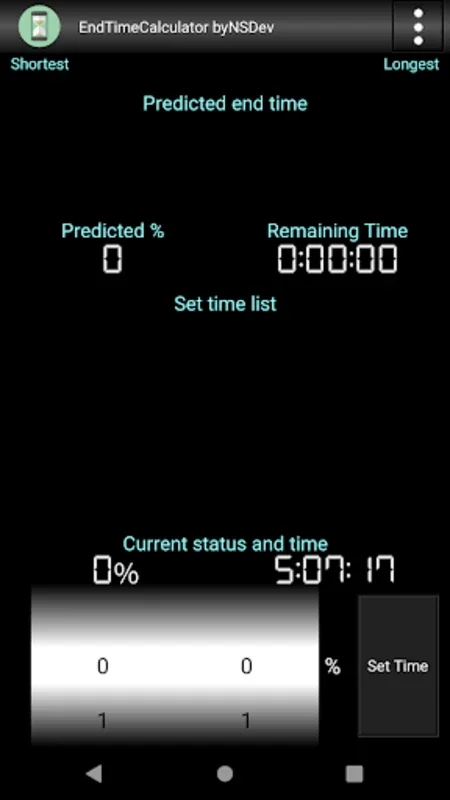 EndTimeCalculator byNSDev for Android - Manage Your Time Easily