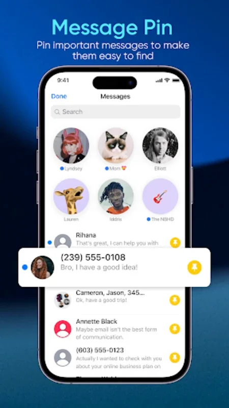 Messages iOS 17 - AI Messenger for Android: Efficient Communication