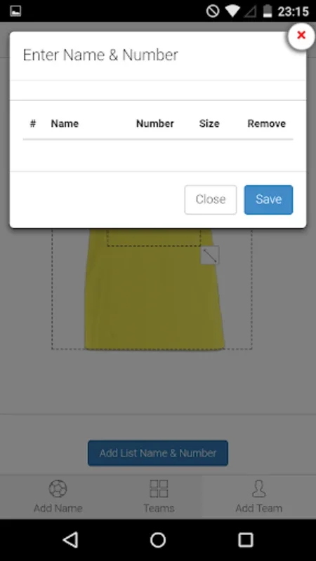 Soccer T-Shirt Designer for Android - Customize Jerseys