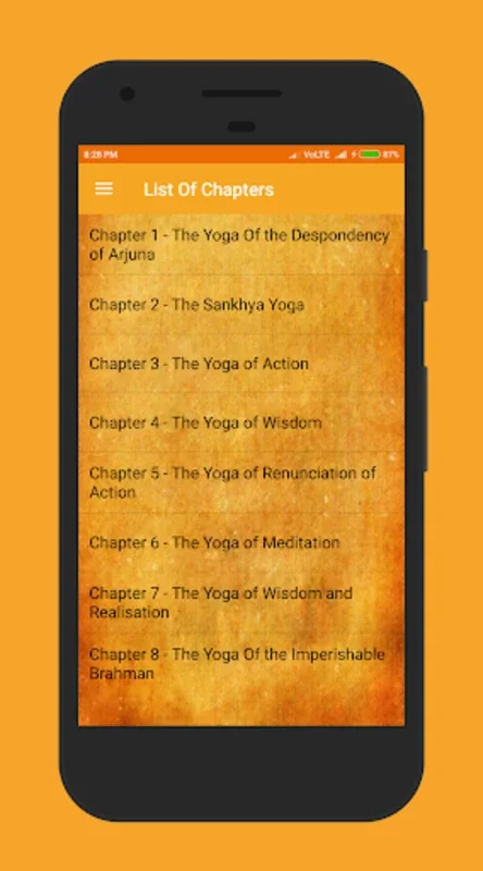 English Bhagavad Gita for Android - Explore Spiritual Teachings