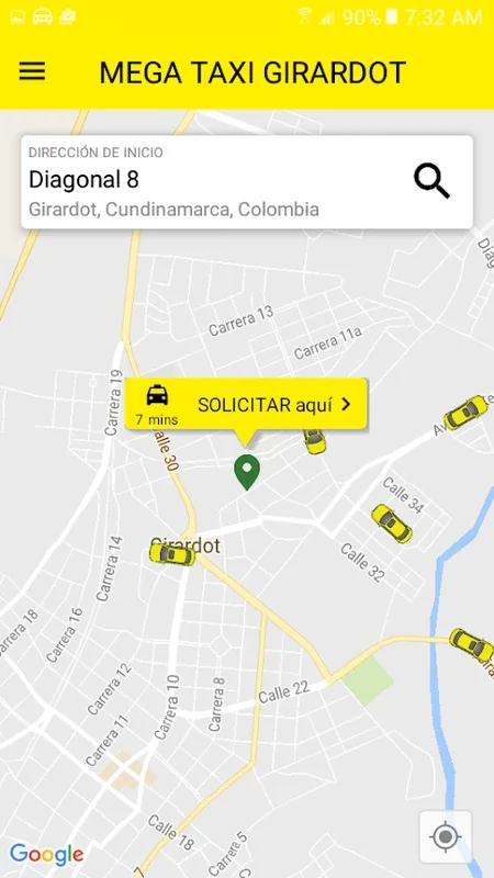 MEGA TAXI GIRARDOT for Android - Seamless Taxi Booking