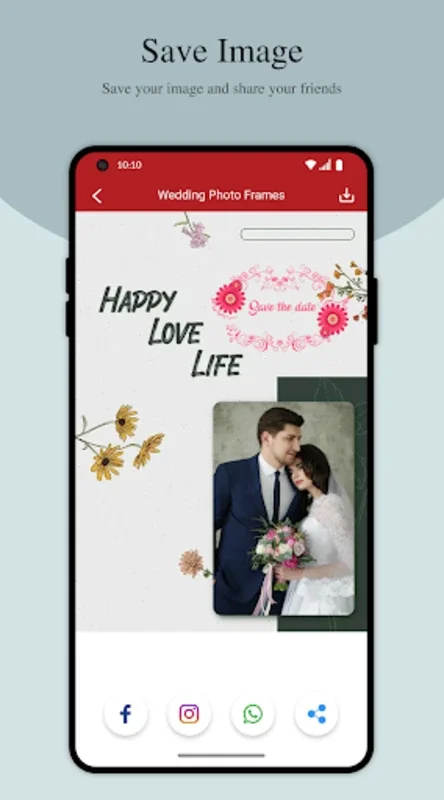 Wedding Photo Frame for Android - Enhance Your Wedding Memories