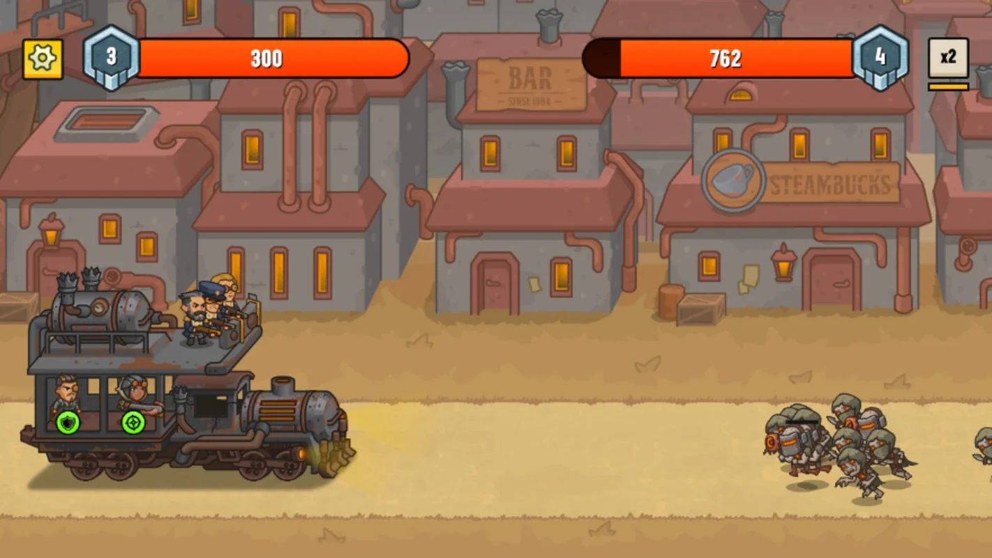 Steampunk Camp Defense for Android - Strategic Defense Game