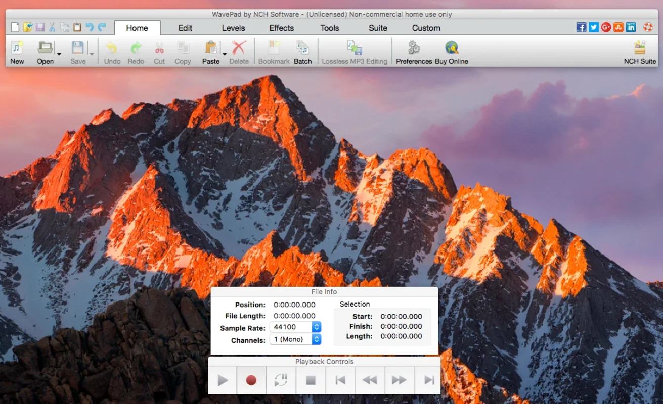 WavePad Masters Edition for Mac - A Powerful Audio Editing Tool