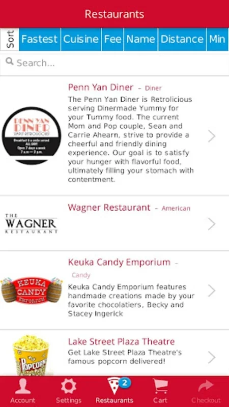 Keuka To Go for Android - Hassle - Free Food Delivery