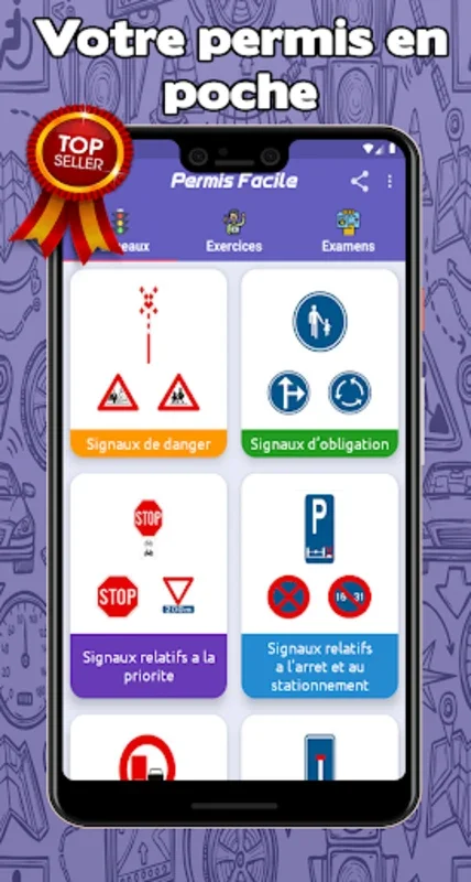 Permis en poche for Android - Prepare for Belgian Driving Theory Exam